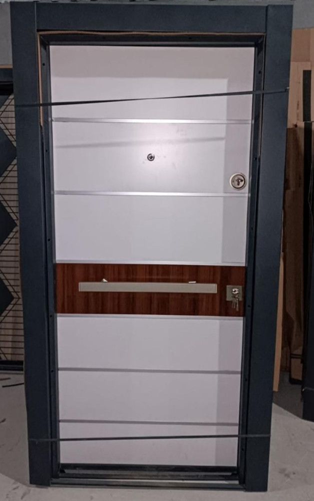 Flush Panel Wooden Security Door