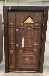 Brown Steel Door