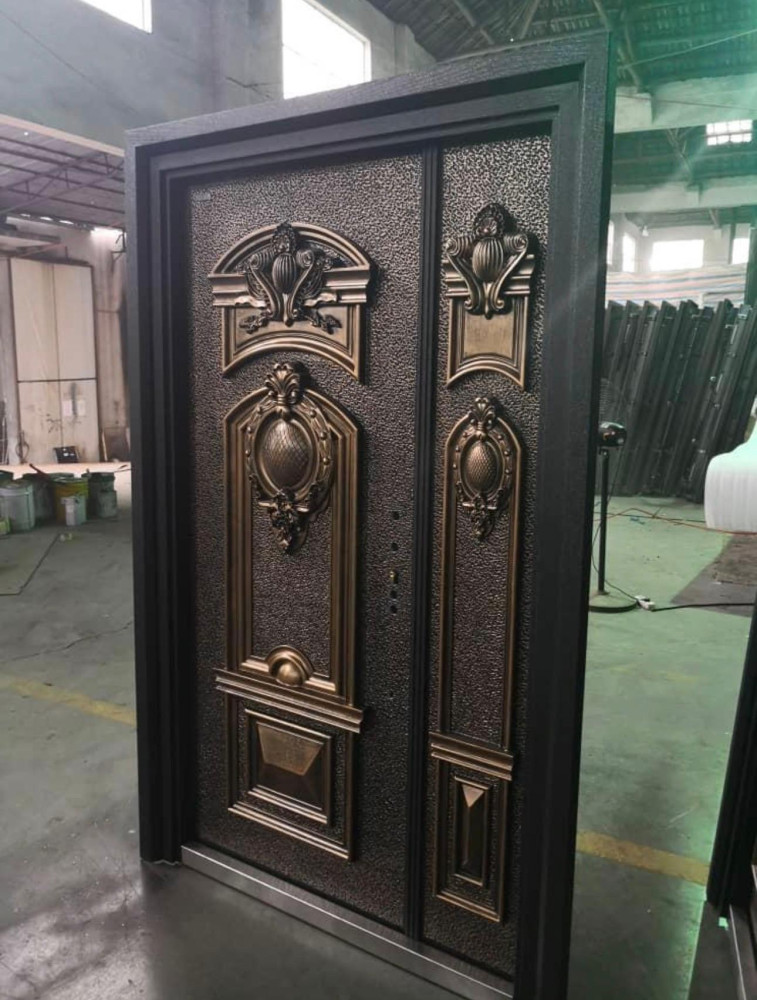 Copper cast security door