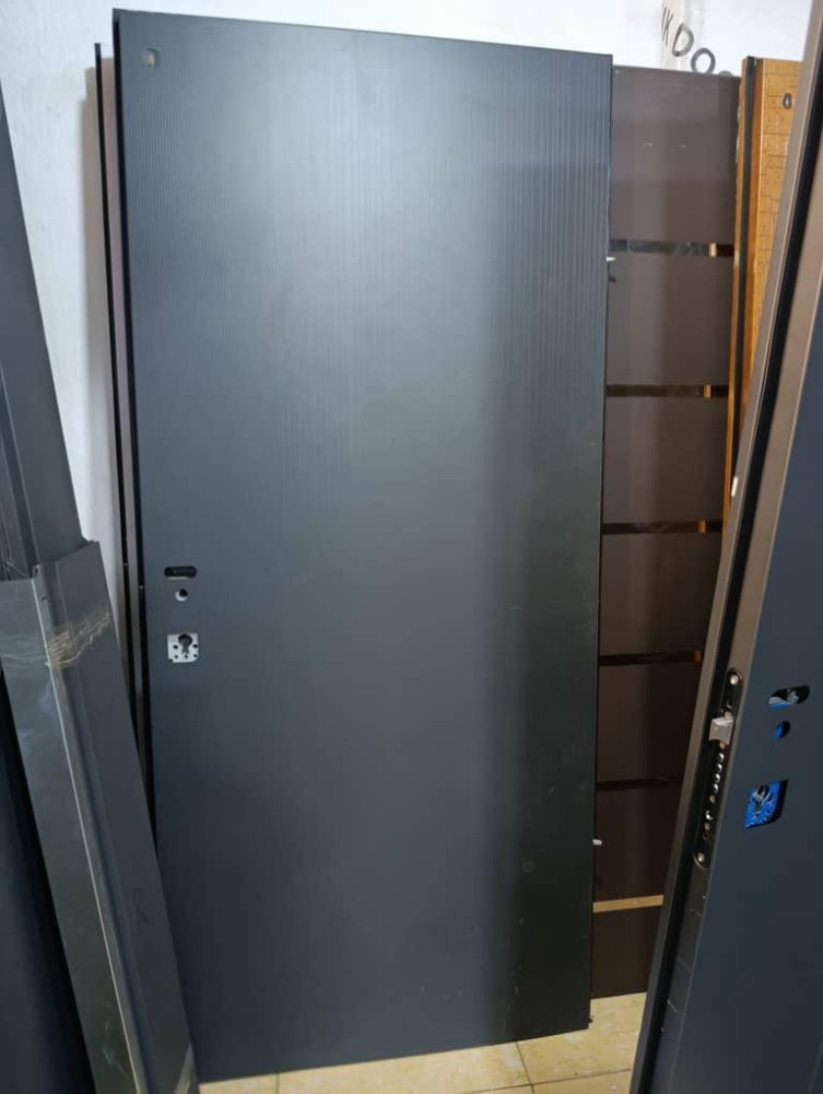 Grey Steel Security Doors