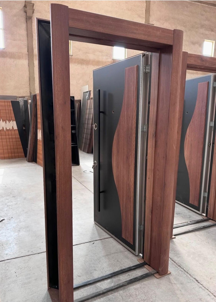 Turkish Security Door made from steel frame with a composite surface