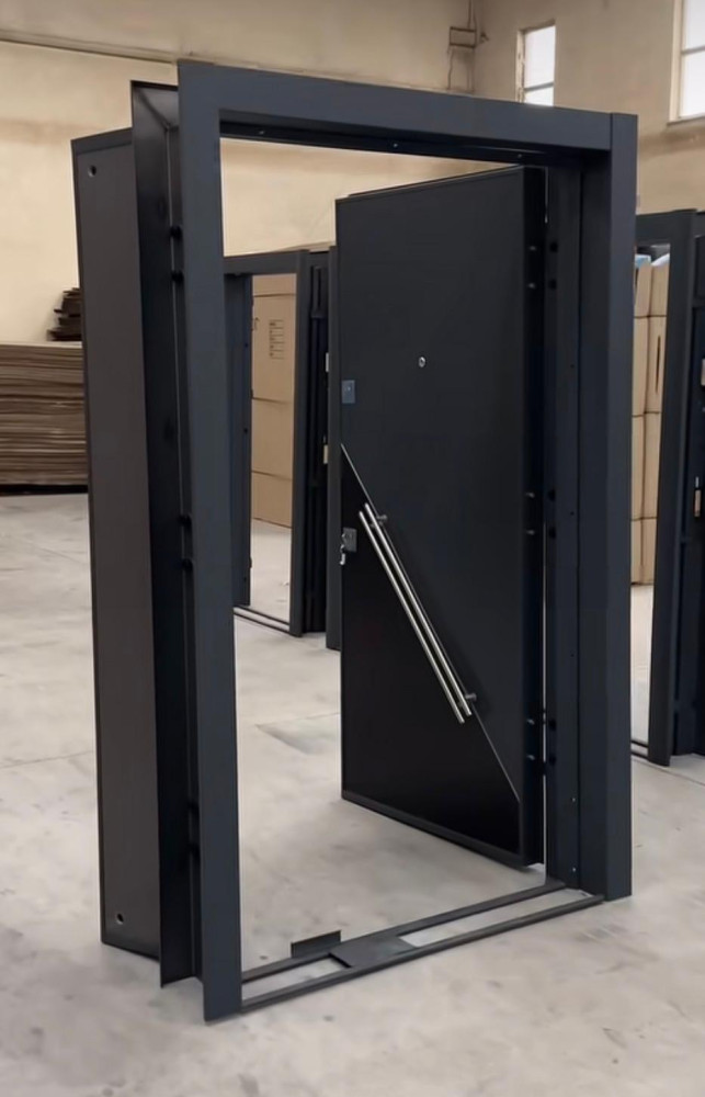 Modern Security Door likely made of steel