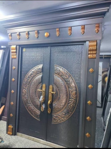 Glass & Steel Hybrid Security Door