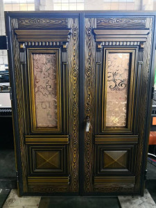 Royal Engraved Copper Door