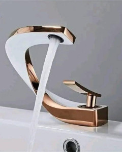 Led Waterfall bathroom sink faucet