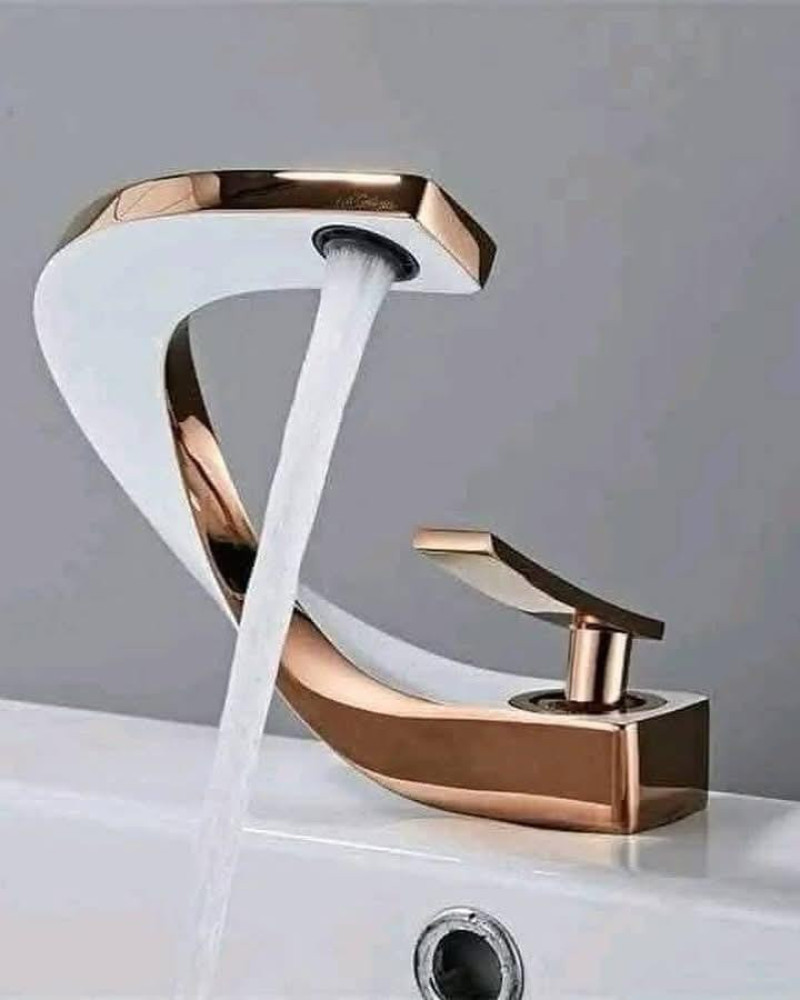 Led Waterfall bathroom sink faucet