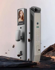 Smart Door Lock with advanced features like 3d facil recognition and built-in camera