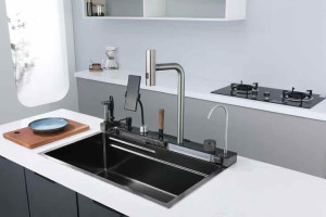 Opulent kitchen sink