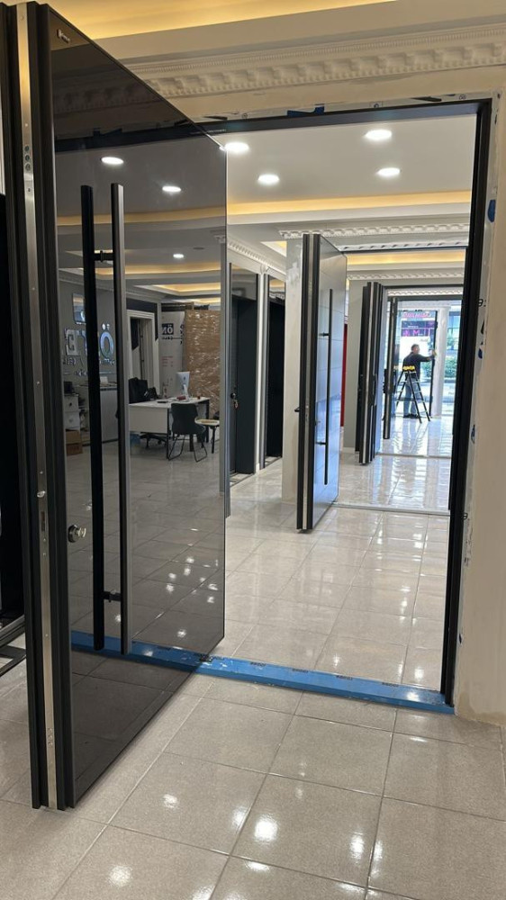 Metal Pivot Door